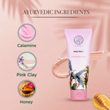 Yahvi Mud Pack Pink Clay & Honey With Calamine & Aloevera (100 Ml)