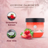 Yahvi Strawberry Body Yogurt for 24 Hours Hydration with Strawberry Extracts (200 Ml)