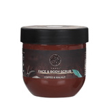 Yahvi Face & Body Scrub | Enriched With Coffee, Walnut & Shea Butter | Deep Exfoliation, Clears Dirt, Dead Skin Cells and Impurities | For Men and Women (200 Ml)