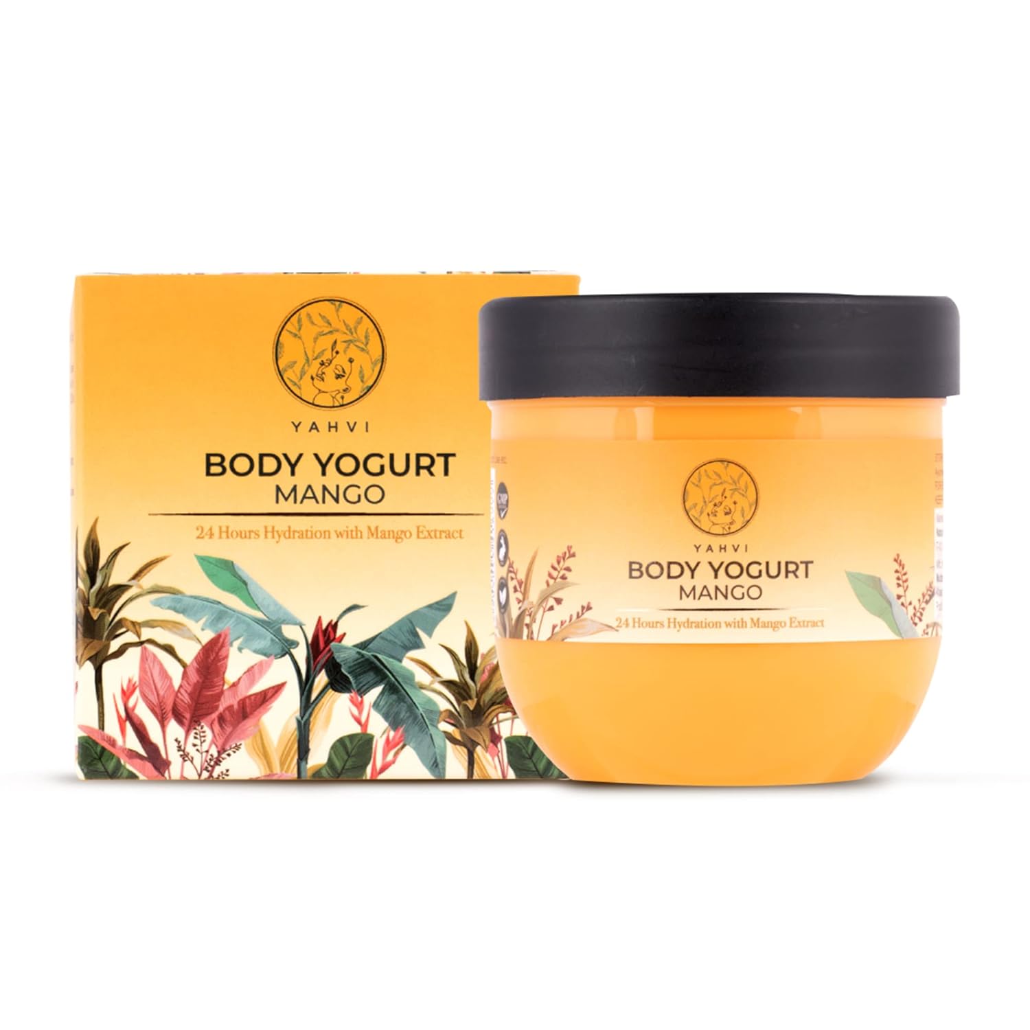 Mango Body Yogurt with Mango Extracts | 24 Hours Hydration | Get Soft, Supple & Smooth Skin | For All Skin Types (200 Ml)