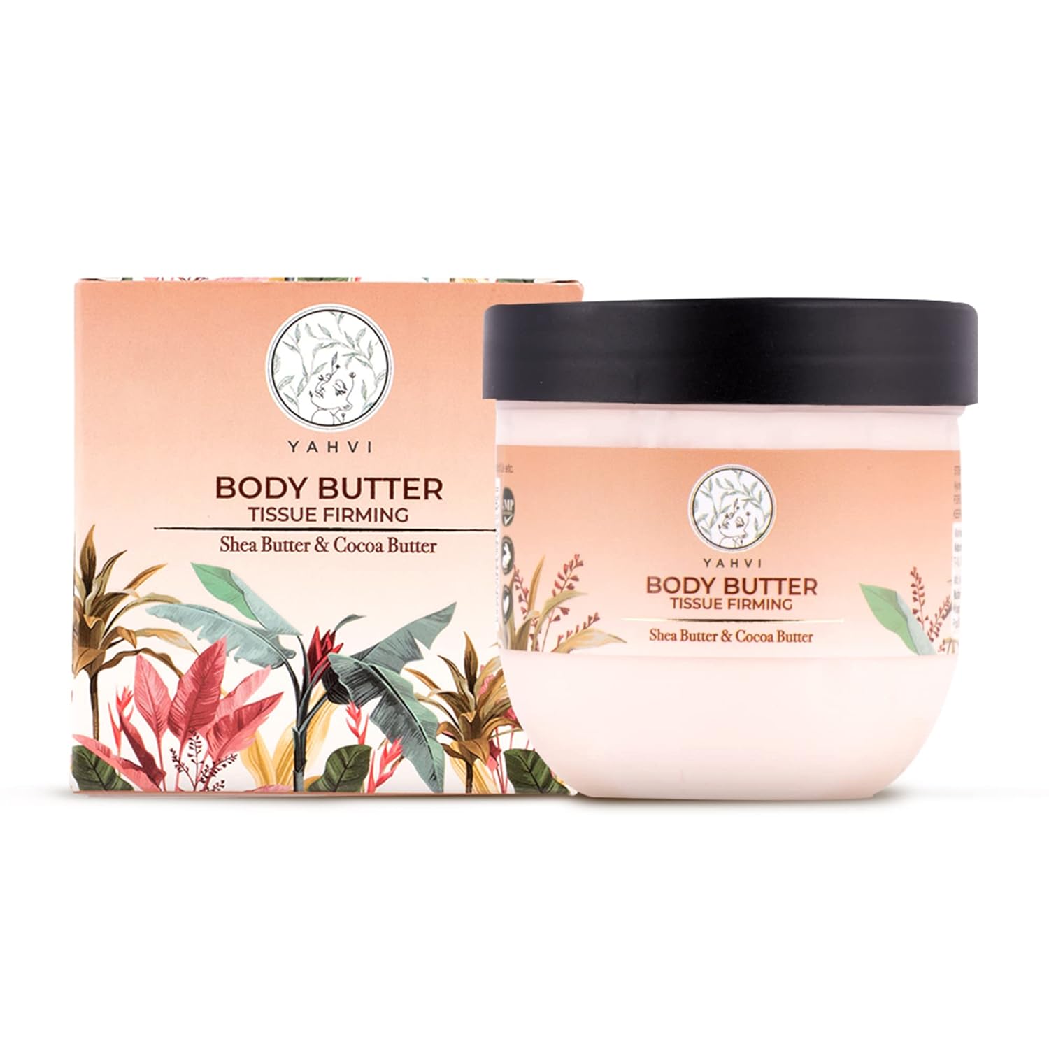 Body Butter Tissue Firming With Shea Butter, Cocoa Butter & Aloevera | Heals Dry Skin, Improves Skin Elasticity & Enhance Skin Cell Regeneration | For All Skin Types (200 Gm)