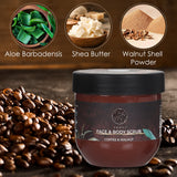 Yahvi Aloe Vera Gel 200 ml & Yahvi Face & Body Scrub Coffee & Walnut 200 ml