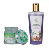 Yahvi Aloe Vera Gel 200 ml & Yahvi Body Wash Fresh Lavender 250 ml