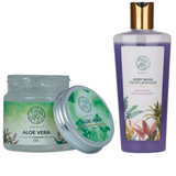 Yahvi Aloe Vera Gel 200 ml & Yahvi Body Wash Fresh Lavender 250 ml